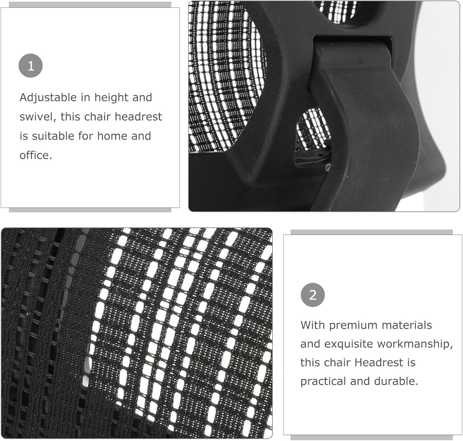 Tofficu Office Chairs Office Chairs Office Chair Headrest Attachment: Recliner Head Support Cushion Adjustable Computer Chair Head Neck Pillow for Home Office Office Desk Chair Office Desk Chair