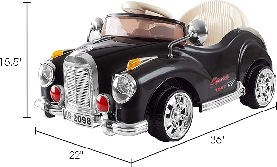 Amazon Com Lil Rider Kids Ride On Car With Remote Control Classic Sports Car For Kids 6v Battery Powered Ride On Toys With Sound For Ages 3 6 By Lil Rider