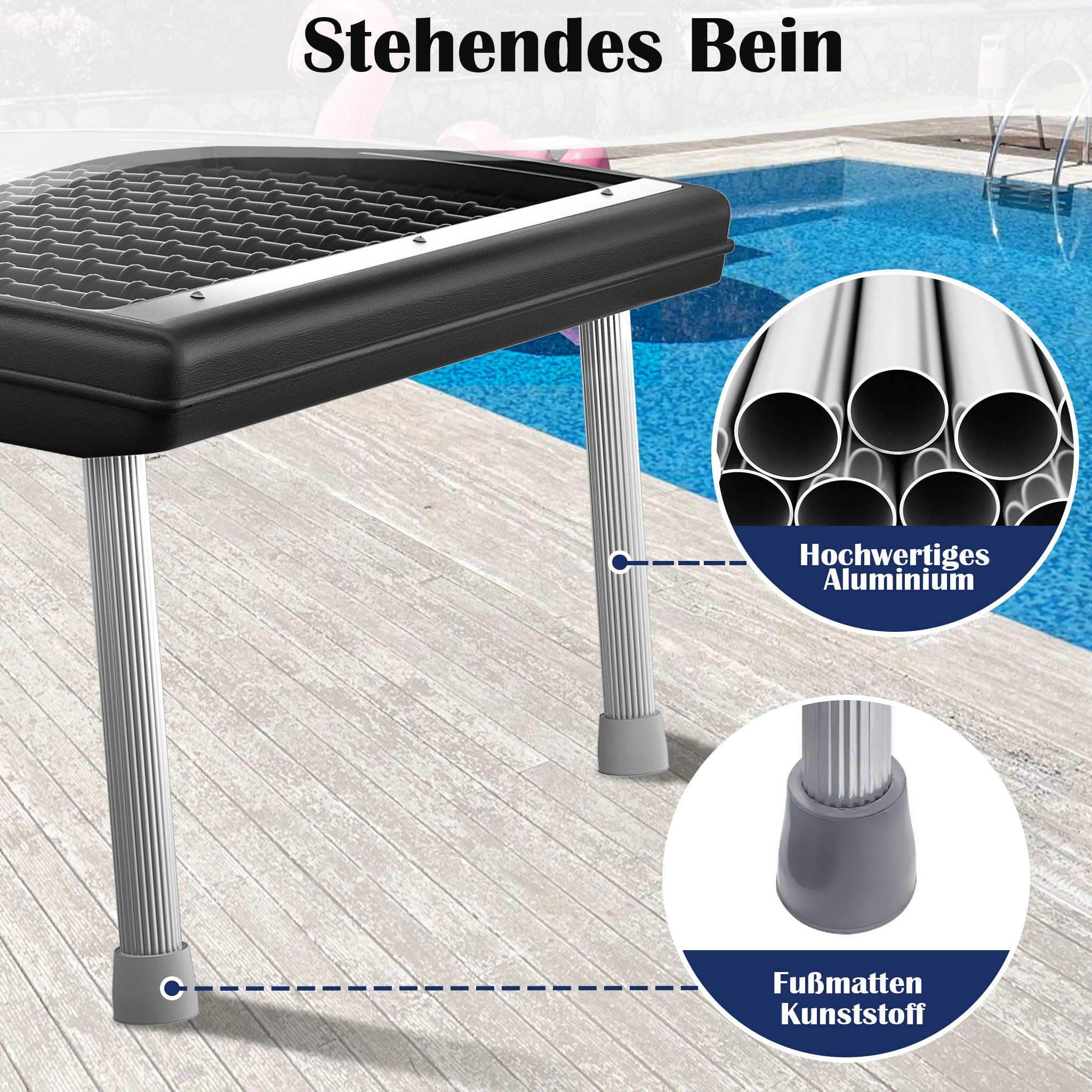 FIVMEN Riscaldatore solare per piscina Collettore solare 111,5x66x6,5 cm Riscaldatore solare per piscina Riscaldatore solare Pannello solare Riscaldatore solare fino a 15 L di capacità Impianto solare