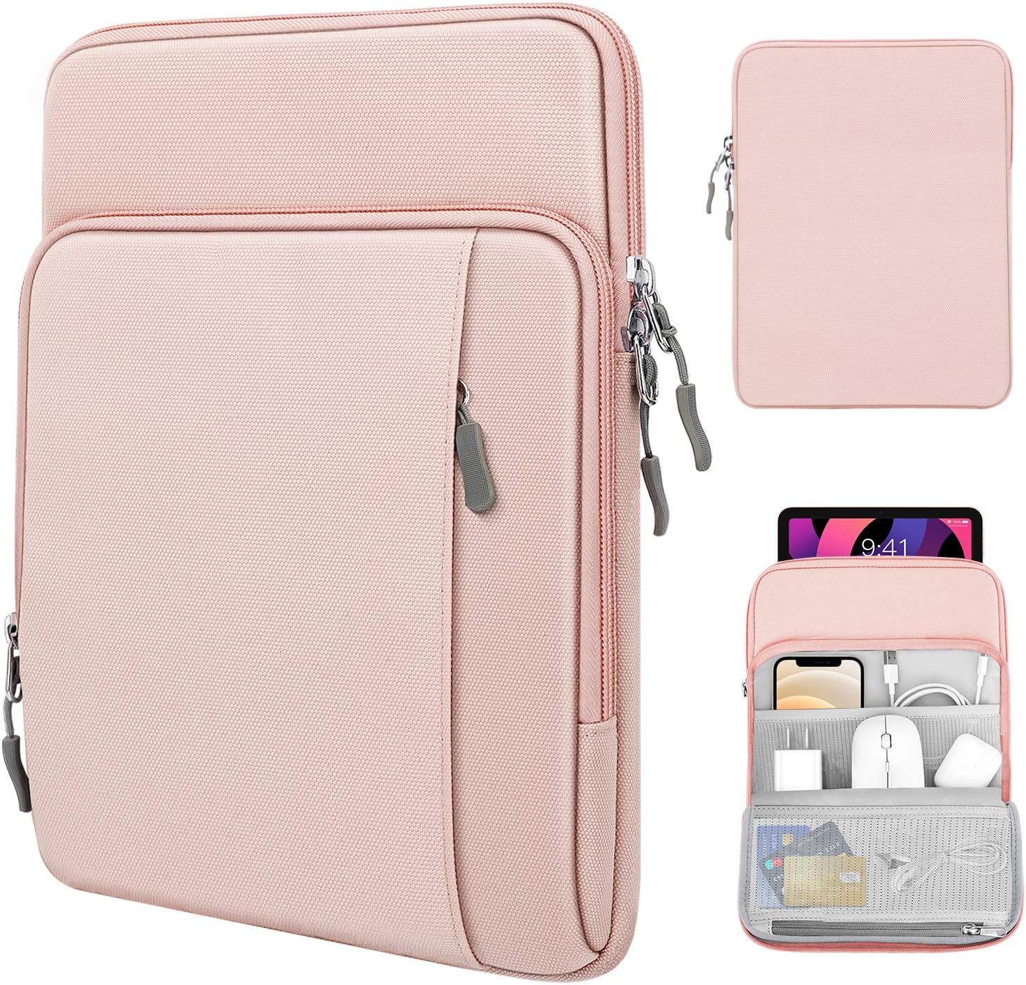 TiMOVO 9-11 Inch Tablet Sleeve Case for iPad 10.2 2019-2021,iPad Air 4 10.9 2020,iPad Pro 11 2018-2021,Galaxy Tab A7 10.4,S6 Lite 2020,Surface Go 2/1, Fit Apple Smart Keyboard, Multi Pockets, Indigo : Everything Else