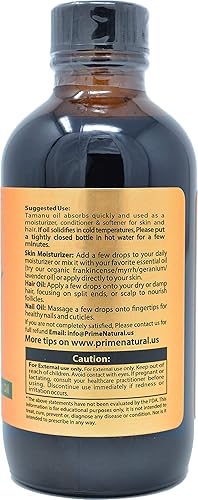 Miniatura 4 de PRIME NATURAL Paquete de aceite de tamanu orgánico (4 onzas) y aceite de moringa orgánico (4 onzas), certificado por USDA, prensado en frío, virgen,