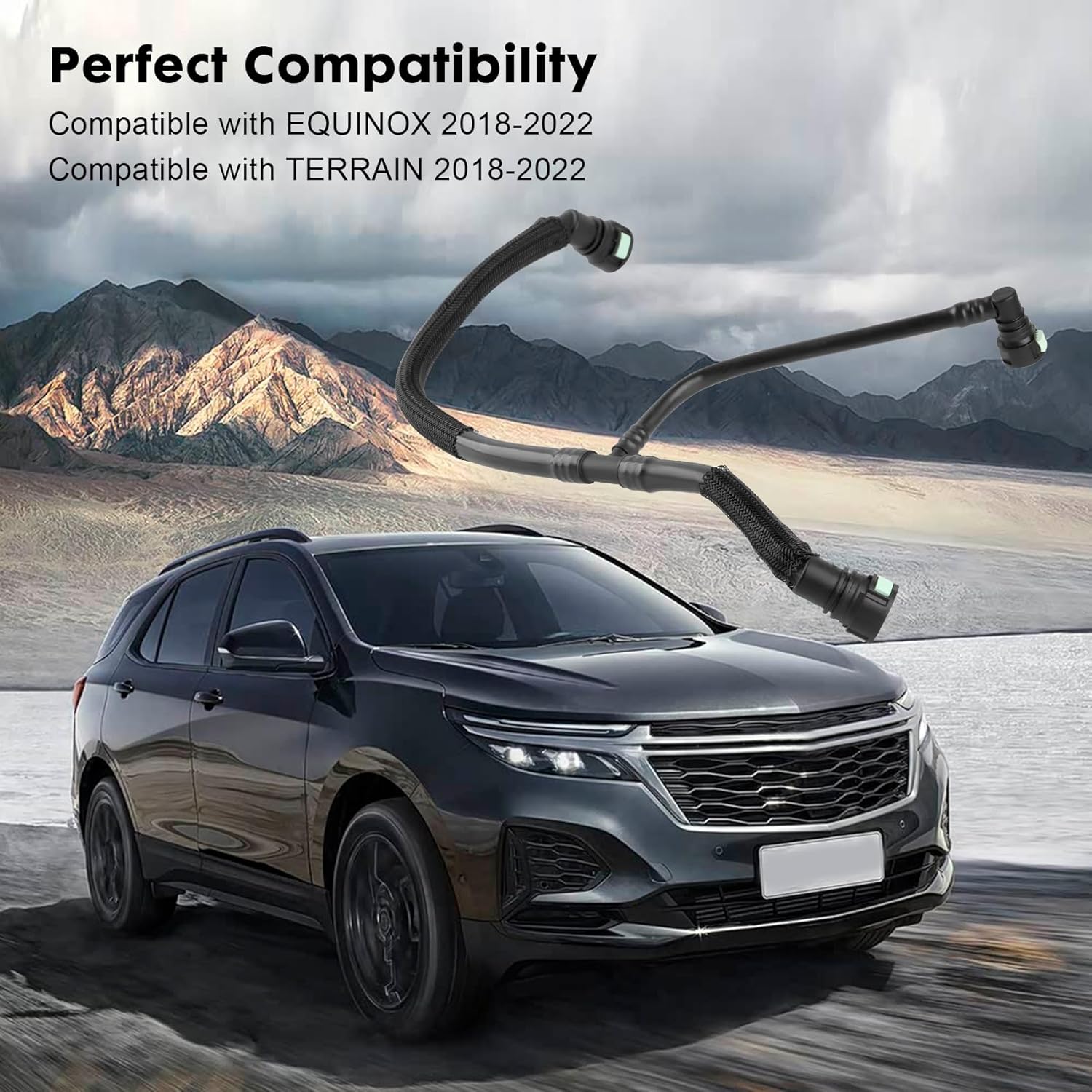 Positive Crankcase Ventilation Tube 12687544 PCV Valve Hose Compatible with EQUINOX TERRAIN 1.5L 2018-2022 Replaces 12680624 12668725