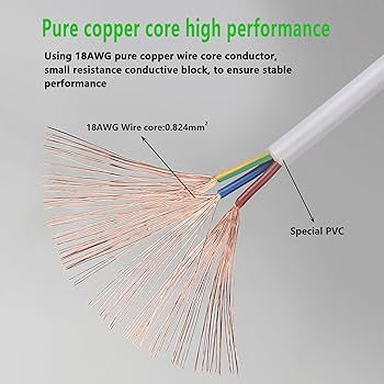 Amazon.com: SinLoon UL-LP Certification T5 T8 Male LED Cable 3.3FT