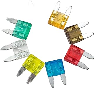 1 Combo Kit (35 Pieces - 5 of Each Fuse) 5-30 AMP Mini APM/ATM 32V Mini Blade Style Fuses Short Circuit Protection Car Fuse