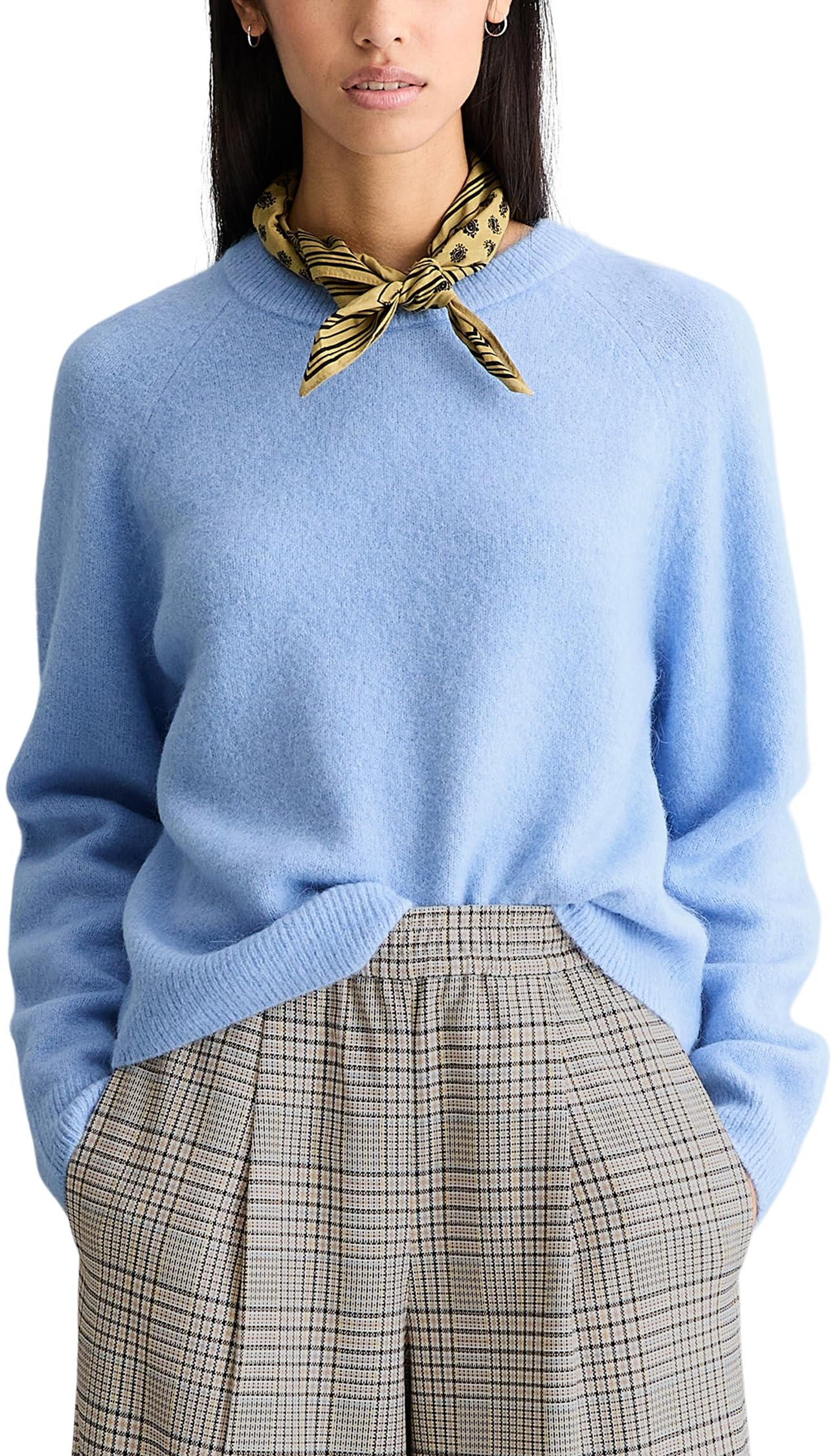 Marc O'Polo Denim Strickpullover Relaxed aus kuscheligem Alpakawolle-Mix