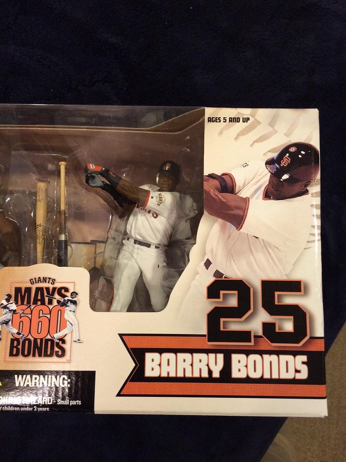 Mcfarlane Sportspicks Willie Mays and Barry Bonds
