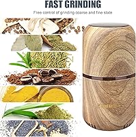 Vista 4 de COOL KNIGHT Molinillo de hierbas [gran capacidad/rápido/eléctrico] - Molinillo de café de hierbas para especias con colector de polen/- 7.5