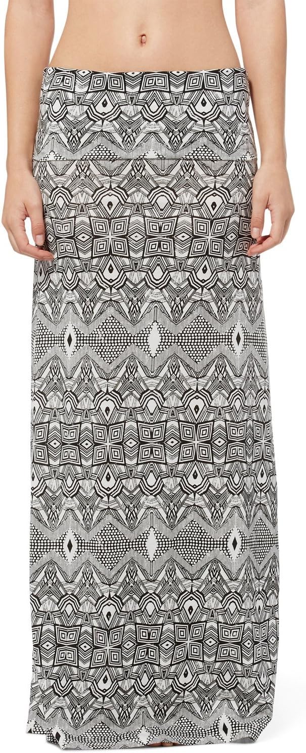 Roxy Juniors Ocean Treasure Knit Print Maxi Skirt 2