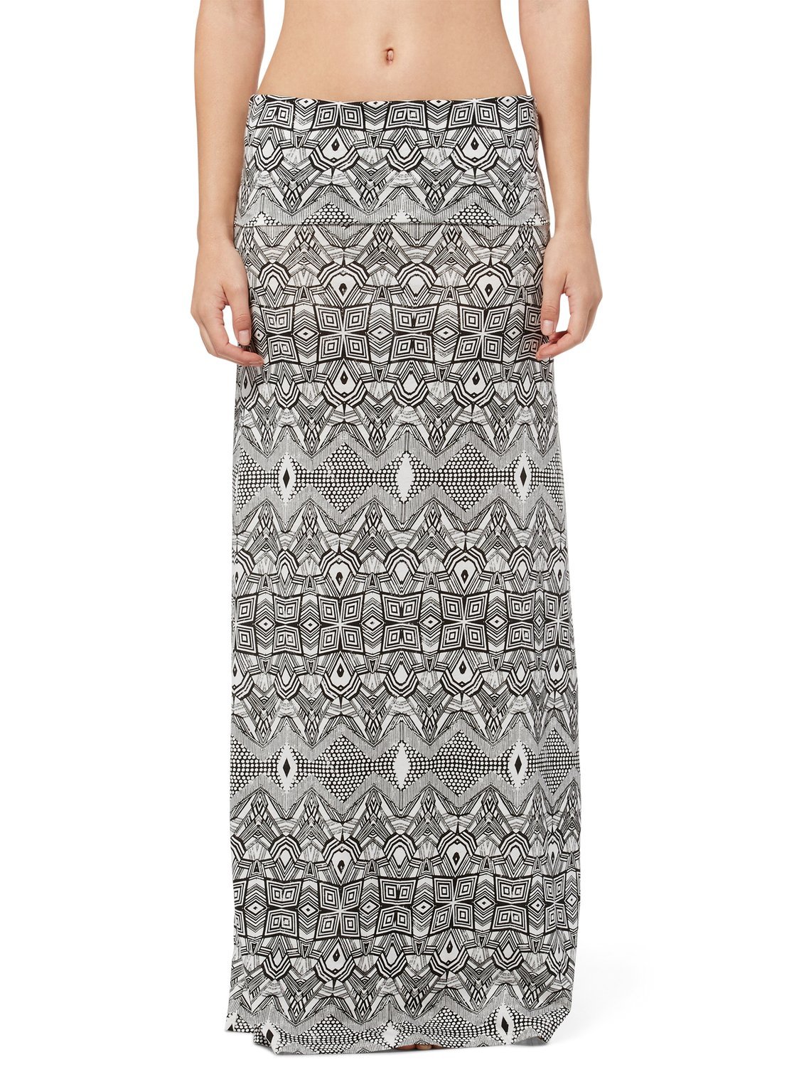 Roxy Juniors Ocean Treasure Knit Print Maxi Skirt 2