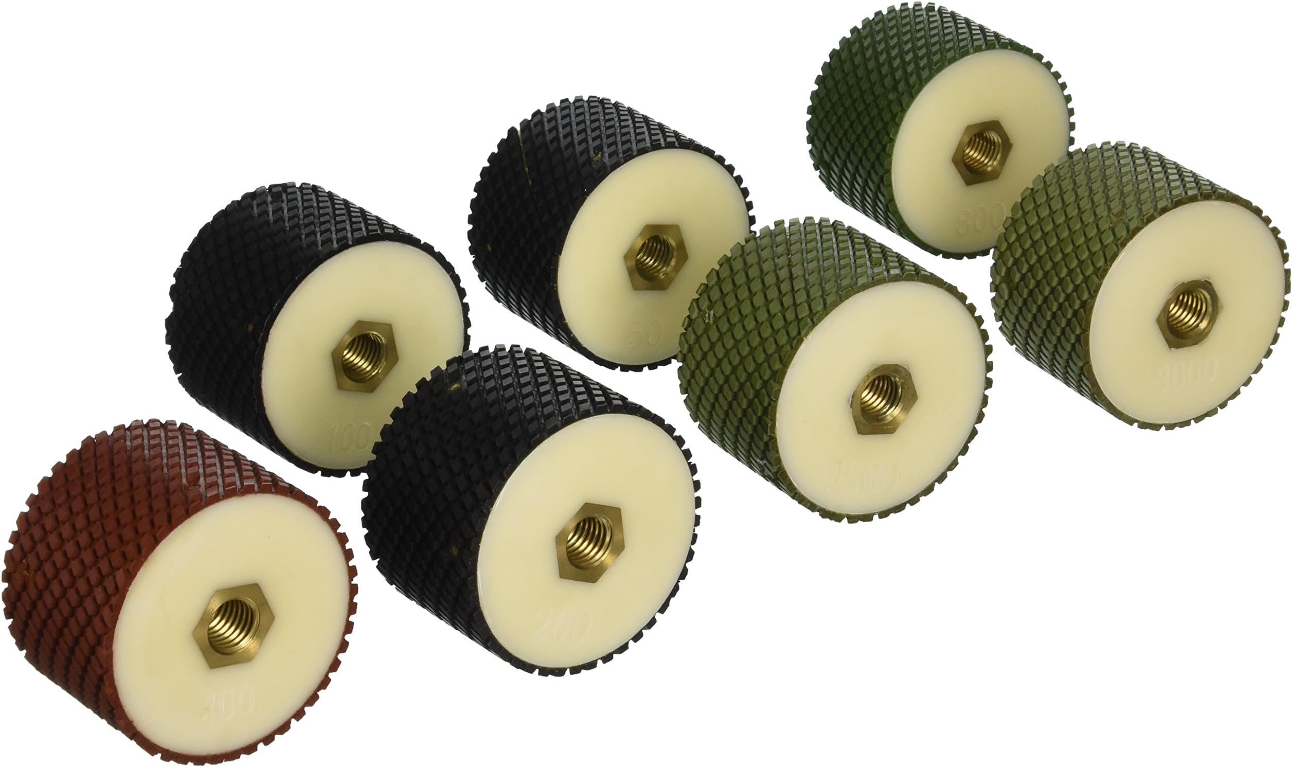 Toolocity DPDSET 3-Inch Wet Diamond Polishing Drums, Set of 7
