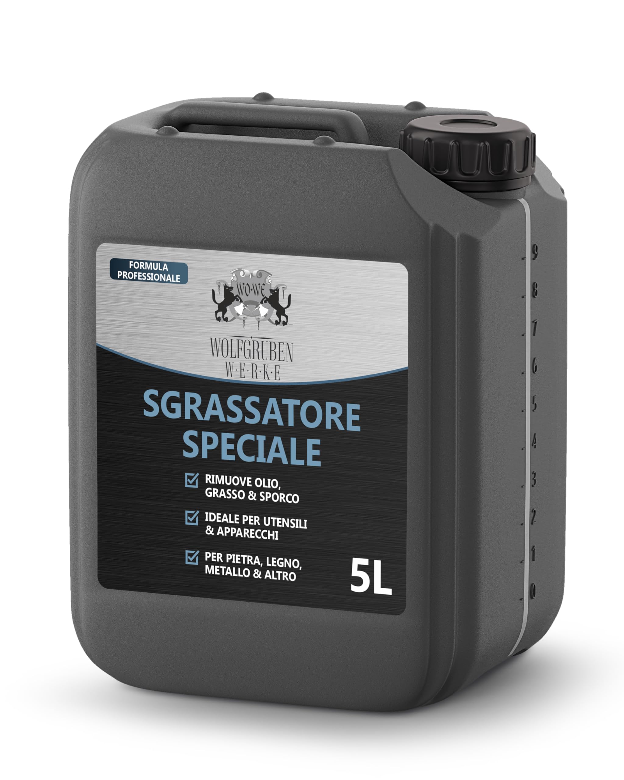 Sgrassante speciale Spray – detergente & scioglisgrassante, piastrelle, grill e frontali della cucina – 5L