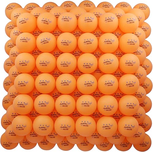 Miniatura 5 de MAPOL 200 pelotas de tenis de mesa, pelota de entrenamiento avanzado de 3 estrellas, pelotas de ping pong a granel para deportes de interior y