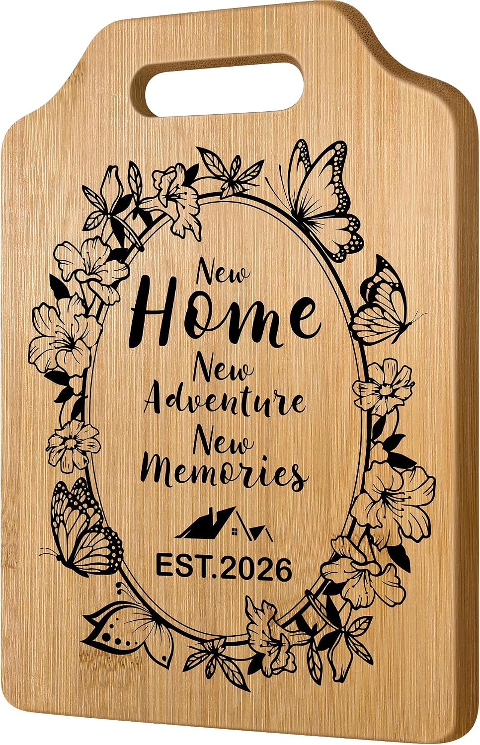 Housewarming Gift for New House Homeowner,First Home Gift Ideas for Couples,Realtor Gift to Clients,House Warming Gifts for Women Men,Closing Gifts for Home Buyers,Best New Home Kitchen Cutting Board