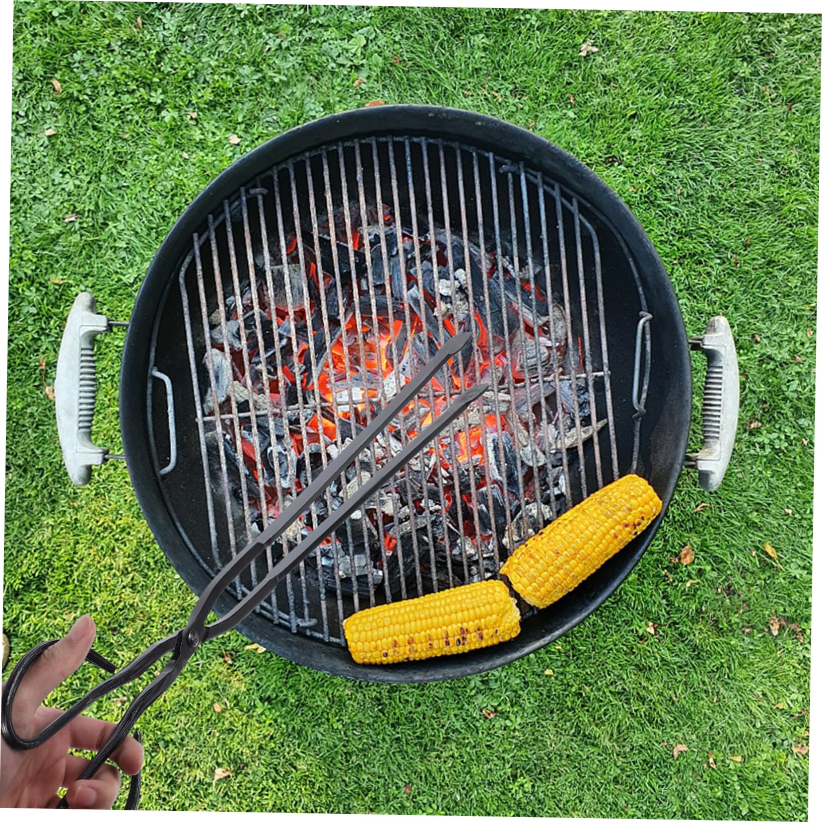 BESTonZON Pinza Professionale per Carbone da Accessorio Pratico per Barbecue Design e Facile da Usare per e Riunioni All