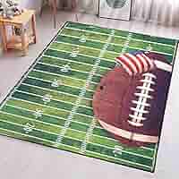 Amazon.com: Sports Area Rug Retro American Football Field