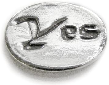 Basic Spirit Yes/No Pocket Token Coin Handcrafted Pewter Home Lead-Free CN-33