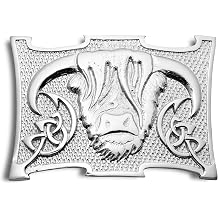 Highland Cow Kilt Belt Buckle Traditional Scottish Heilan Coo Design