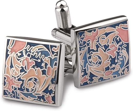 Peluche Designer Multicolor Enamel Cufflinks for Men