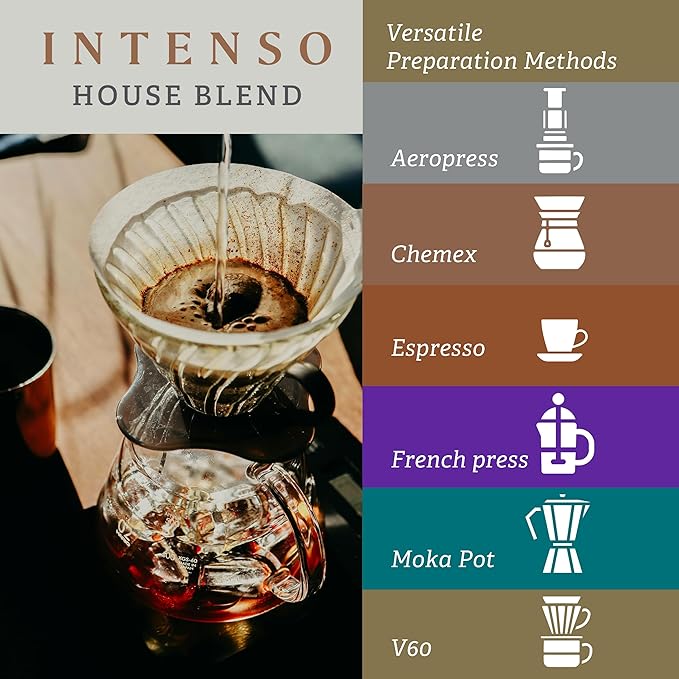 R. Dalton Coffee Intenso House Blend Café en Grano 12 oz miniatura 7