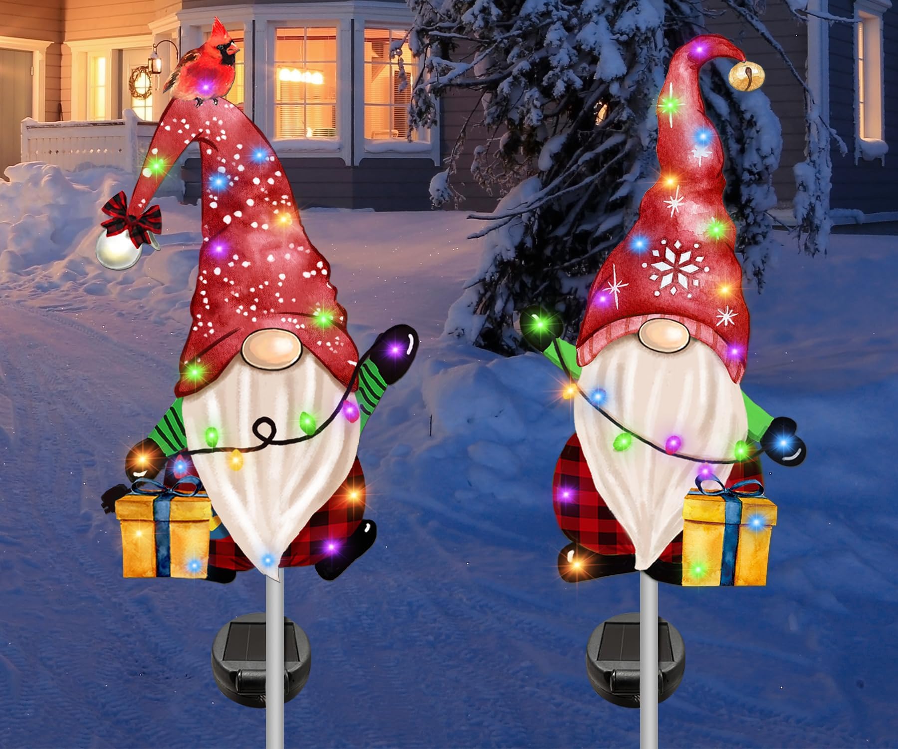 Outdoor Gnome Christmas Decorations