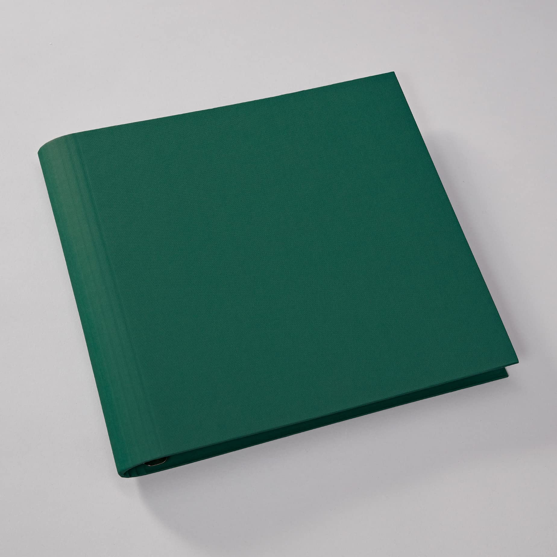 Semikolon 364045 Album photo 23 anneaux - 35 x 32 cm - Couverture en Efalin - pour album, livre photo avec reliure à anneaux - vert forêt