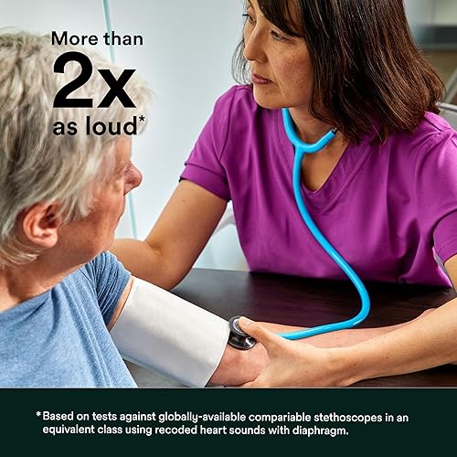 Miniatura 4 de 3M Littmann Classic III - Estetoscopio de monitoreo, 5960, más de 2 veces más fuerte, pesa menos, pieza torácica con acabado de espejo de acero