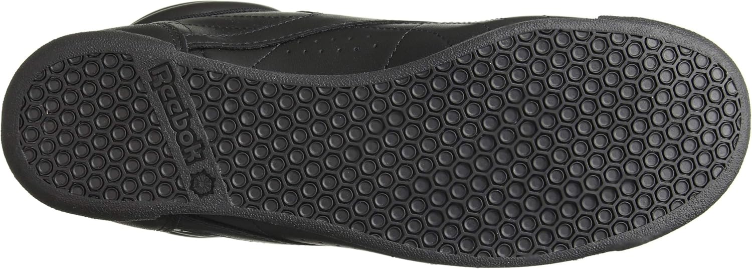 Reebok Women's Freestyle Hi High Top Sneaker 5 Black