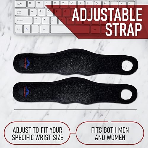 Miniatura 2 de Juego de 2 almohadillas para reposamuñecas, almohadillas ergonómicas para mouse y teclado para reducir el estrés articular, la tensión, ajuste