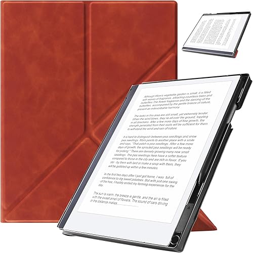 HoYiXi Case for Remarkable 2 10.3'' Digital Paper - Premium PU Leather with Fold