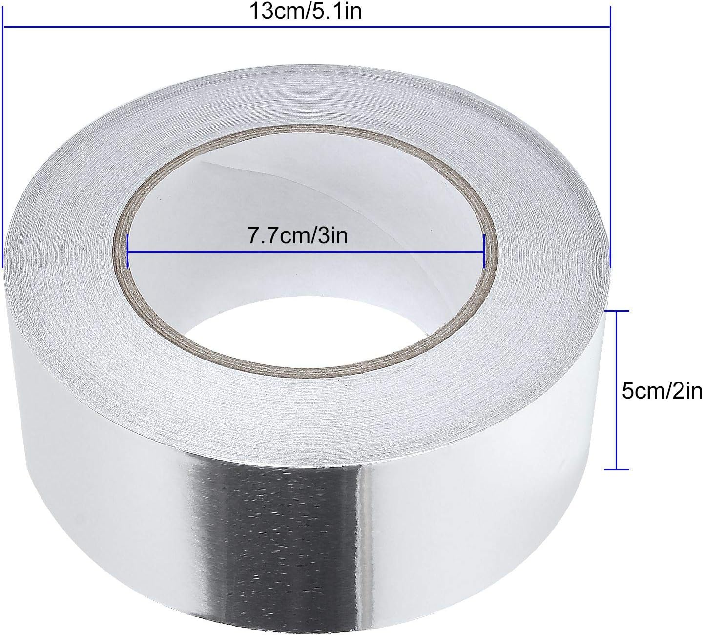 Flаѕh Dеаlѕ - 70% оƒƒ 4PCS Aluminum Foil Tape, 2 inch x 150 feet Silver Foil Tape Roll Professional Aluminum Adhesive Duct Tape for HVAC Repair, Ducts, Insulation, Dryers and More