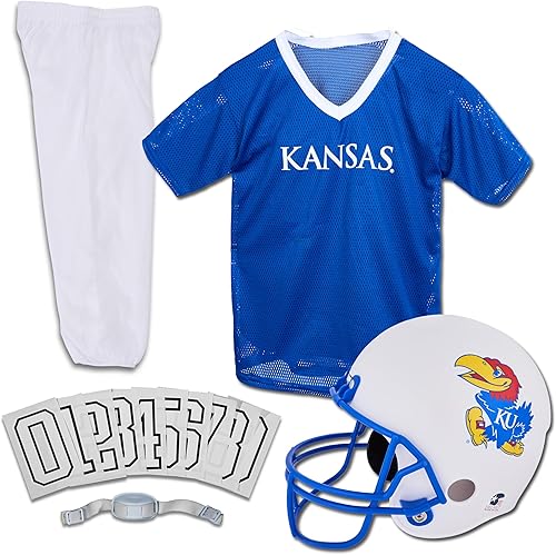 Miniatura 33 de Franklin Sports NCAA - Conjunto de casco de fútbol americano universitario + camiseta - Conjunto de disfraz de uniforme de equipo de la NCAA