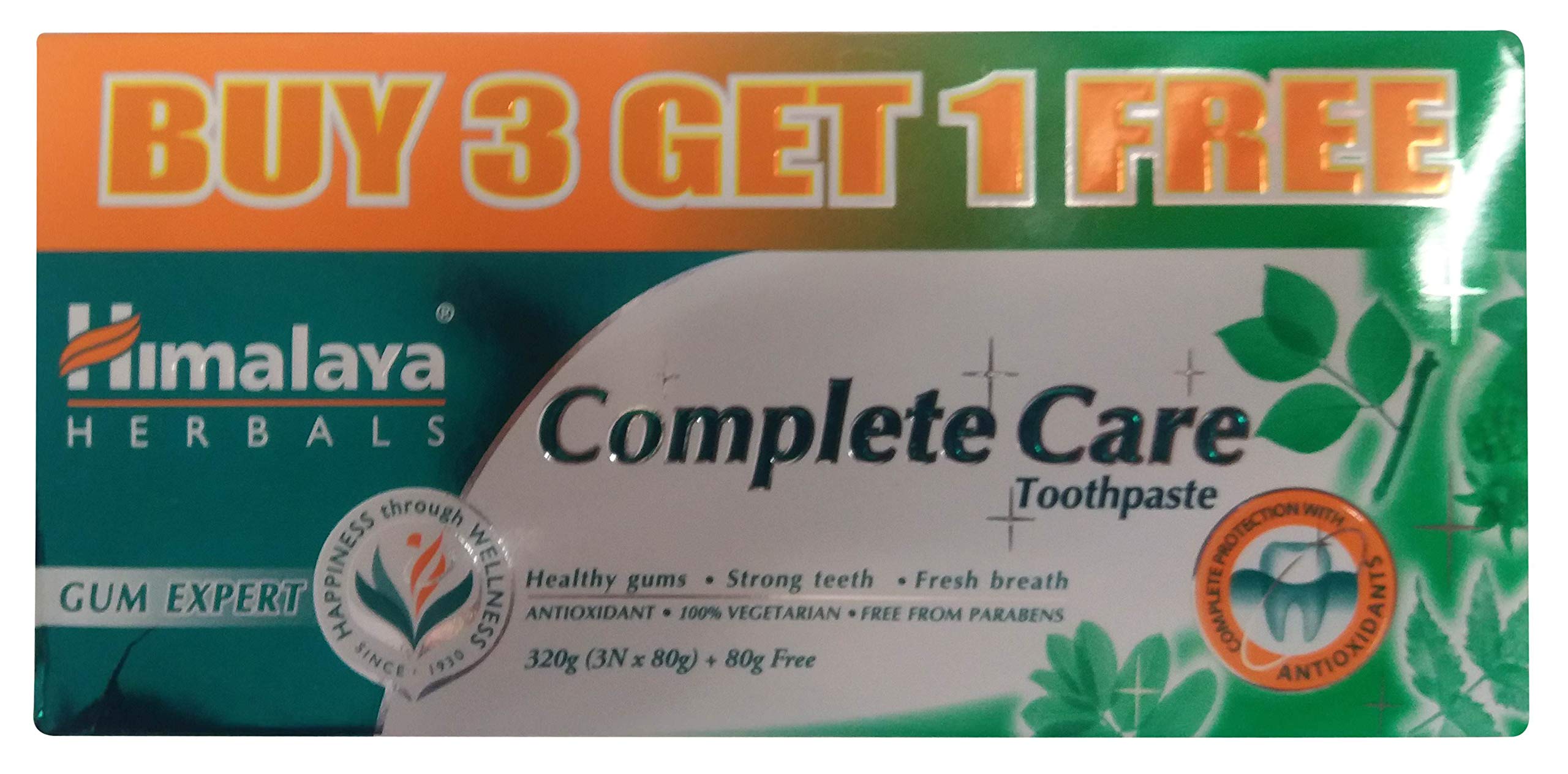 Himalaya Complete Care Toothpaste - Gum Expert, 320g Promo Pack (B07G7M7GG2) Amazon Price History, Amazon Price Tracker