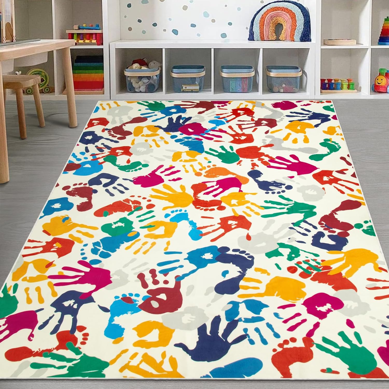 STARUIA Large Colorful Kids Rug 6x9 Ft