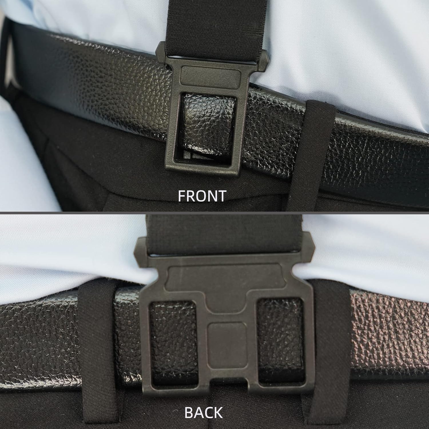 KUNN Men's 1.5 inch Wide Suspender & 2Inch Tape Measure Mens Suspenders with Hooks