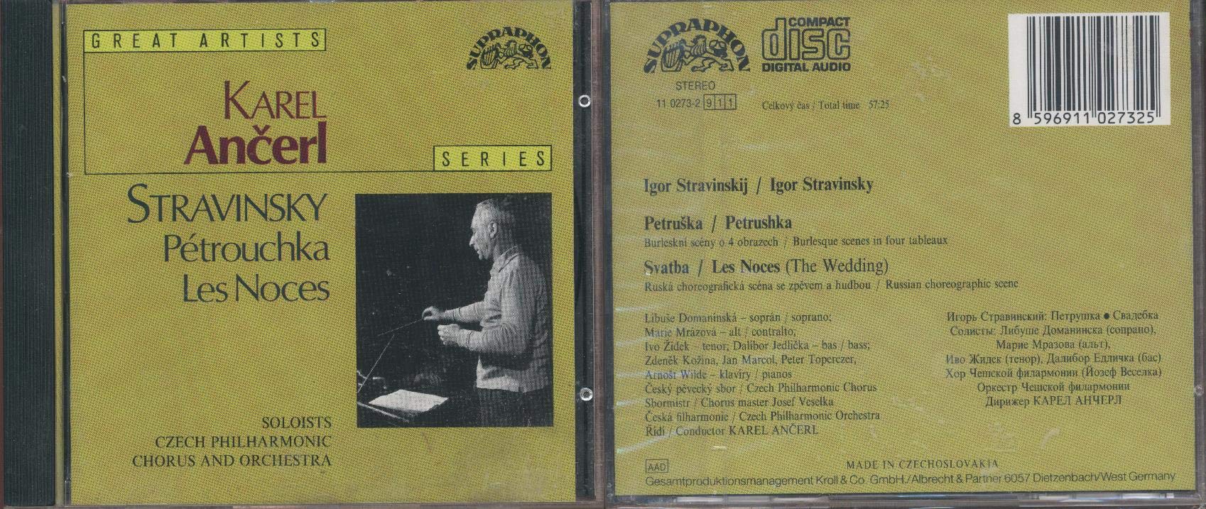Stravinsky: Petrushka / Les Noces [Audio CD] STRAVINSKY,IGOR