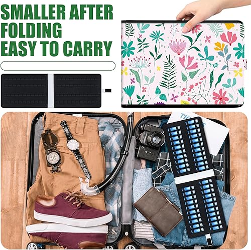 Miniatura 4 de Silkfly Paquete de 4 cajas organizadoras de homeopatía plegables para almacenamiento de homeopatía, kit de caja para 42 tubos, uso en el hogar y