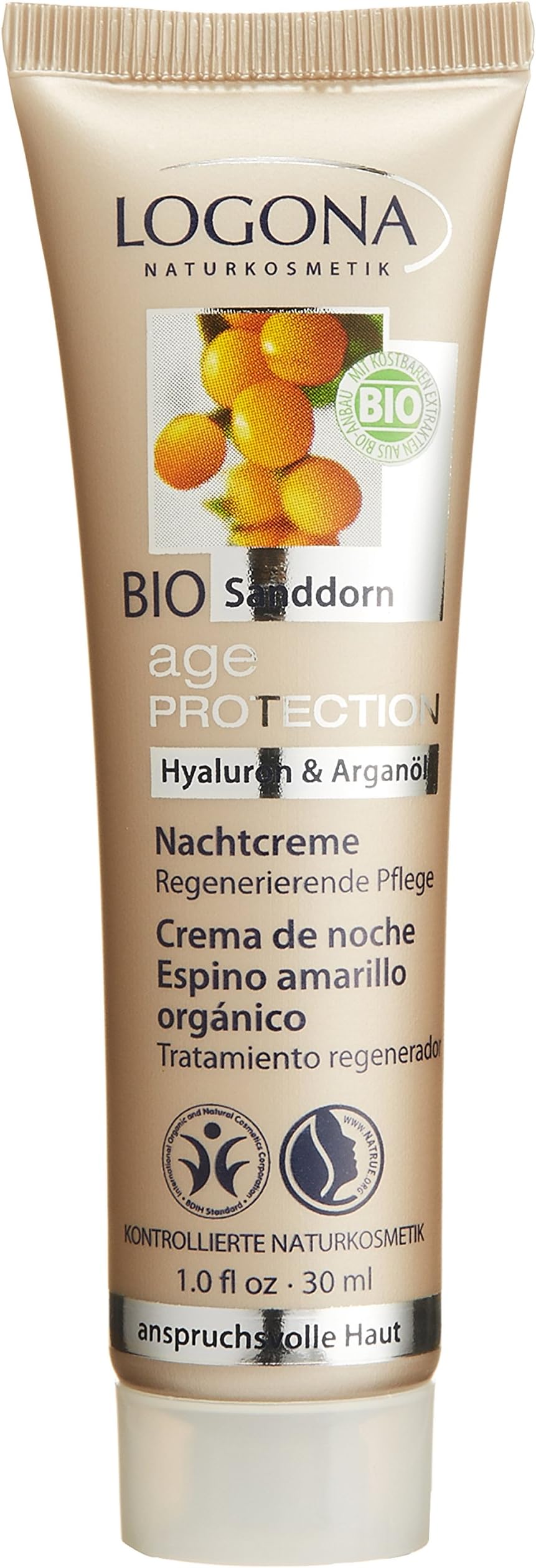 LOGONA Age Protection Night Cream 1oz, 30ml
