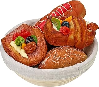 DHTOMC Banneton à Pain Panier Panier Panier Naturel Ovale Rotin Oval Bicer Fermentation Panier à Pain Sourdough Boîte D'épreuvage