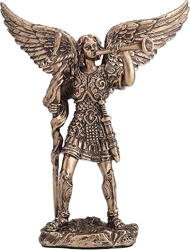Veronese Design - Figura de resina en miniatura de arcángel Gabriel de 3 1/2 pulgadas