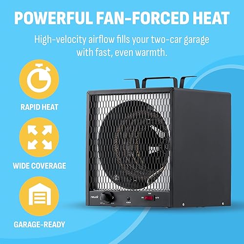 Miniatura 3 de newair G56 5600 W calentador de cochera  Get Fast calor para 560 SQ. cuadrados