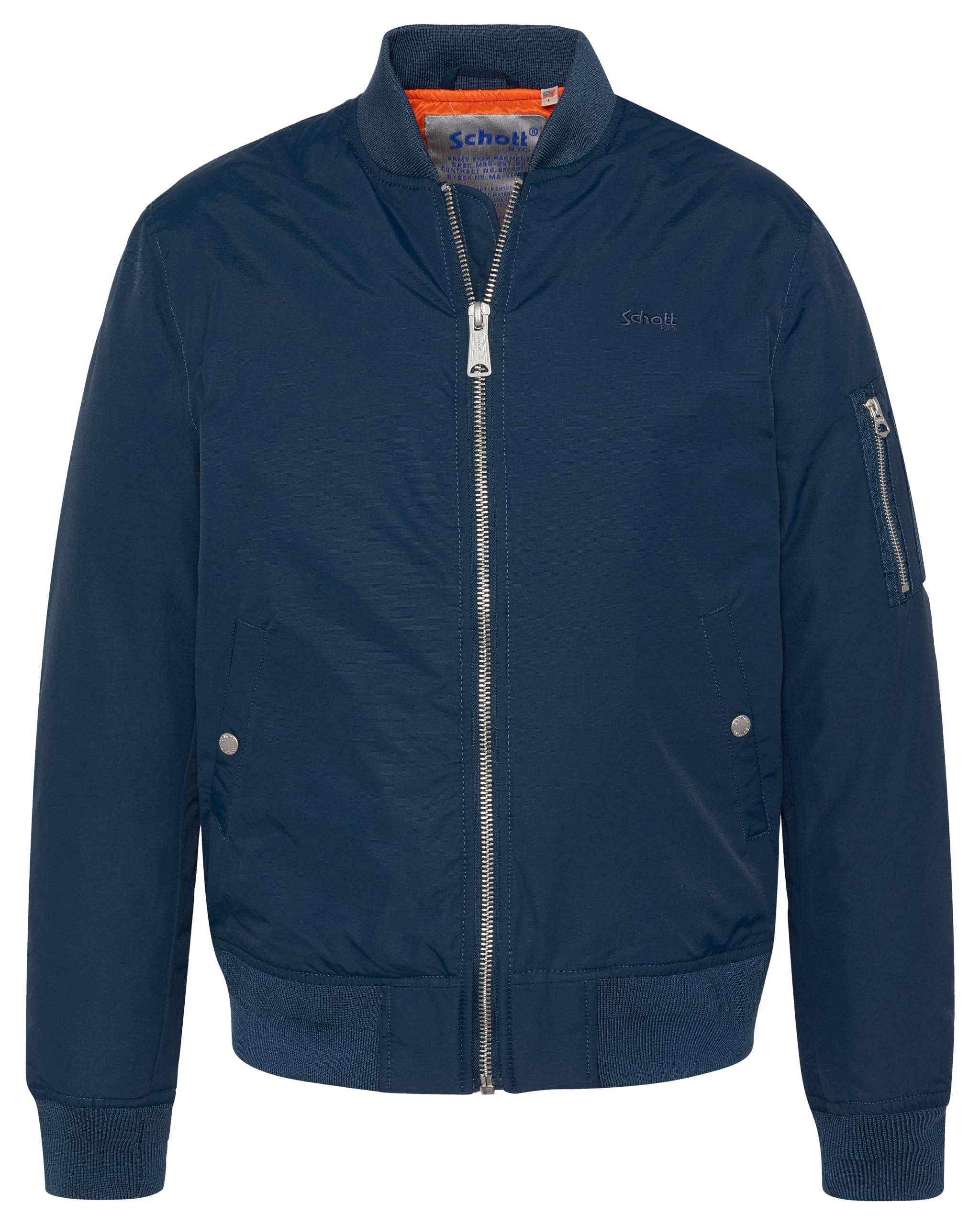 Schott NYC Airkraft RAF Blue S Men's Jacket, Raf Blue, S