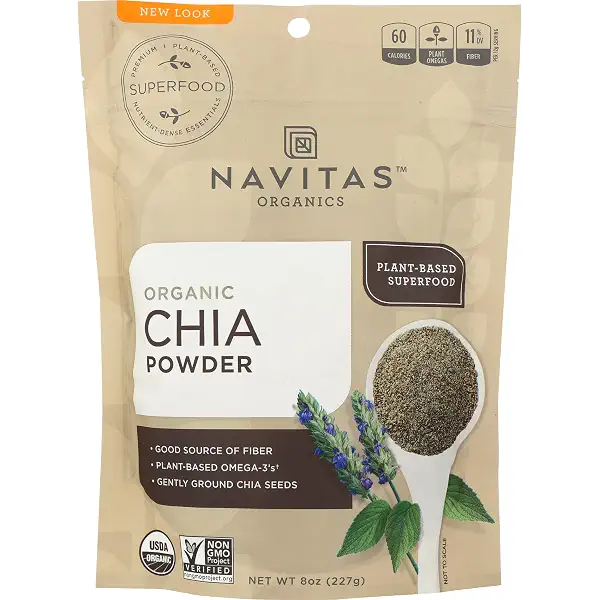 Chia Powder Organic, 8 Ounce 1