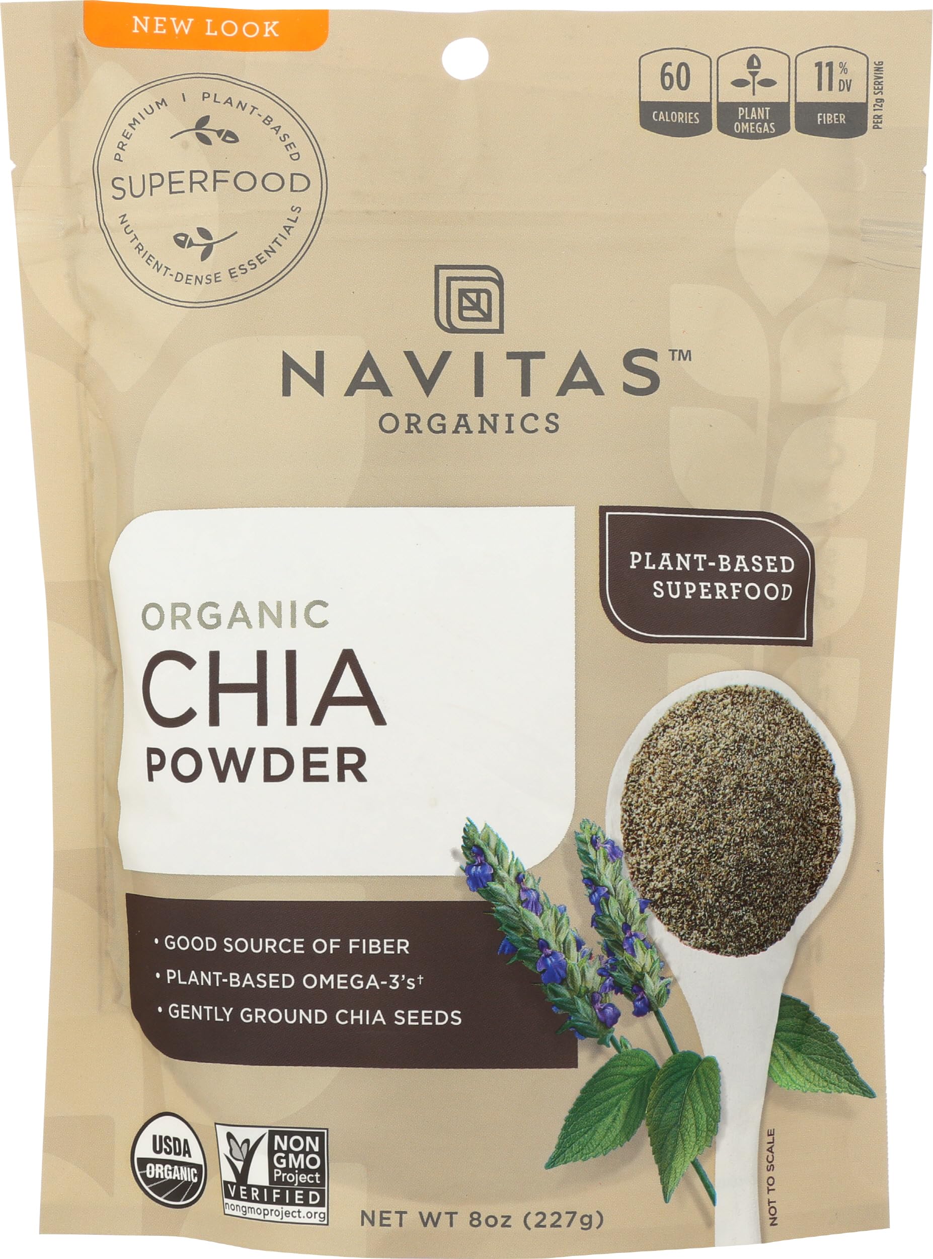 Navitas Chia Seed Powder, 8 oz