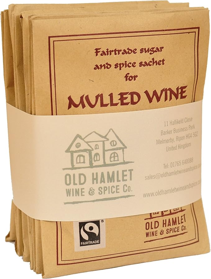 10 Of Fairtrade Mulled Wine Spice Sachets Amazon.co.uk Grocery