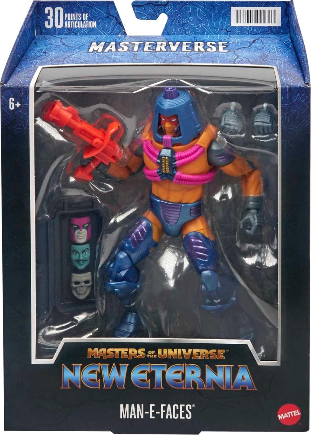 Figura De Acción Masters Of The Universe Masterverse Faker Nueva Eternia Motu Coleccionable Con Manos Y Accesorios Cambiables