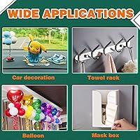 Vista 3 de SHYFLY Cinta de doble cara resistente para paredes, nano cinta adhesiva fuerte, sin residuos, cinta de gel reutilizable multifuncional, para uso