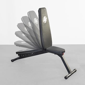 Best Fitness Folding Weight Bench (BFFID25) for Barbell and Dumbbell Exercises, Strength Training Home Gym Equipment, Incline & Decline Workouts