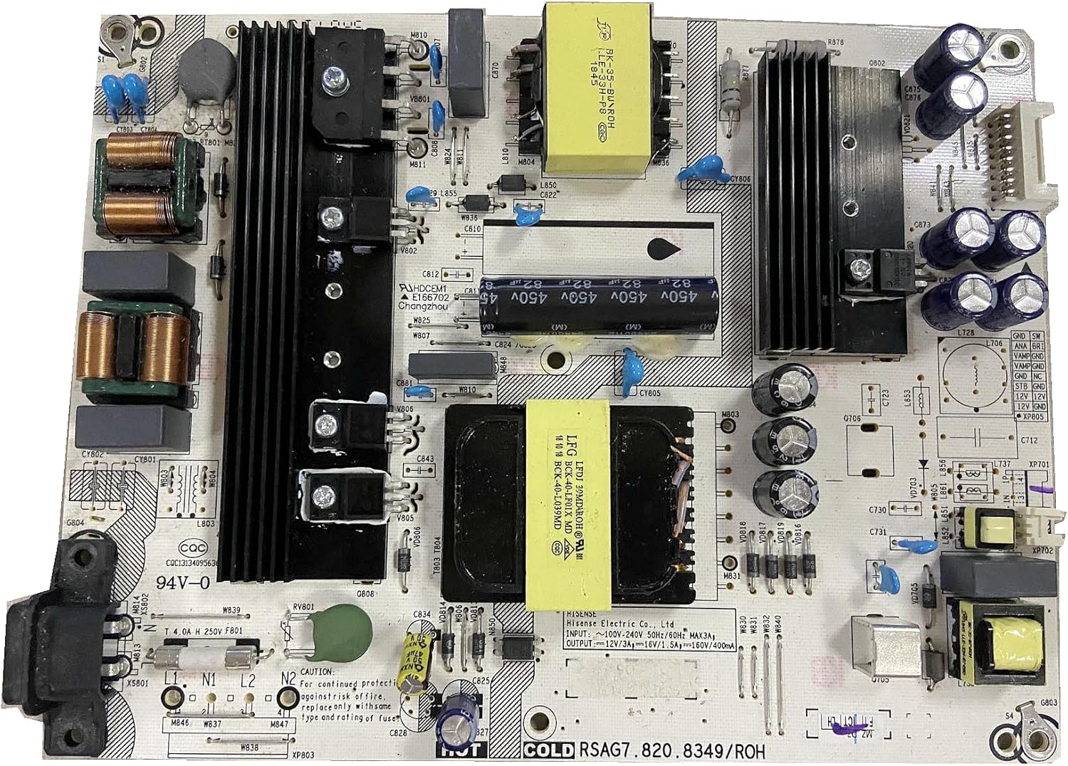 RSAG7.820.7748/ROH RSAG7.820.8349 Power Supply Board for Hisense 50R6E 50R6040E 55R6000E 43R6E HZ55A65 HZ49A65 H43A6550 50'' TV