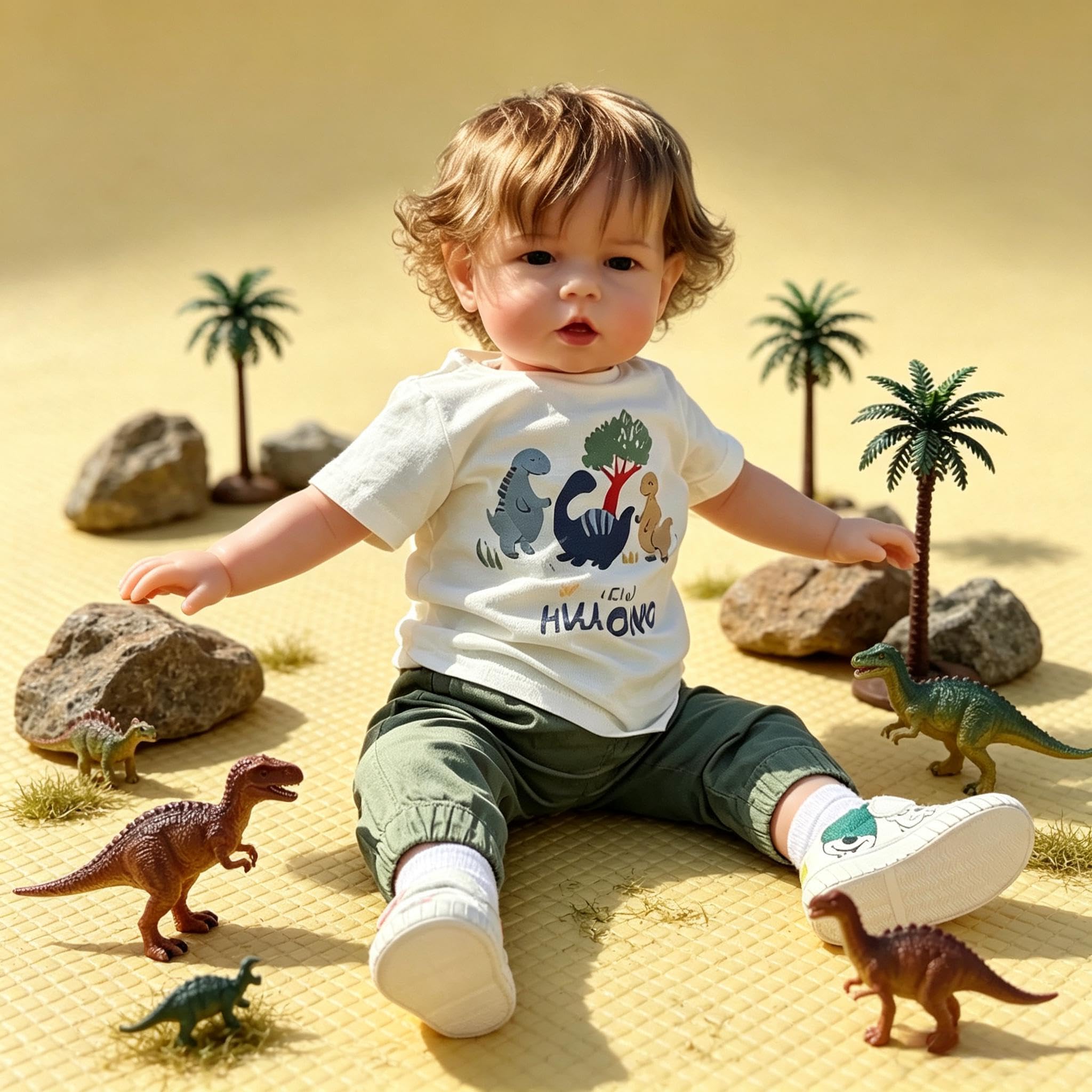 Lebensechte Reborn-Kleinkind-Puppen, Jungen, 71,1 cm, große Größe, realistische Reborn-Babypuppe, Liam Real Life Babypuppe, weicher Vinyl-Stoffkörper, der echt aussieht, Kleinkindpuppe für