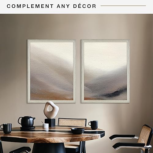 Miniatura 3 de MCS Industries Studio Gallery - Marcos con textura de madera color gris de 18 x 24 pulgadas  45.72 x 60.96 cm., 2 unidades